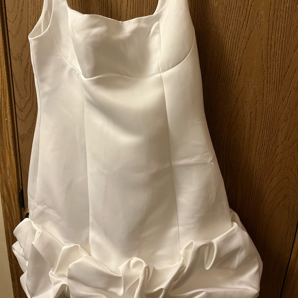 Fashion Nova White Midi Dress